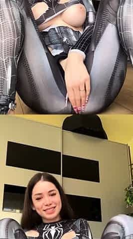 Laurel Jeune Hottest Spidy Girl Rides On Her Dildo Onlyfans
