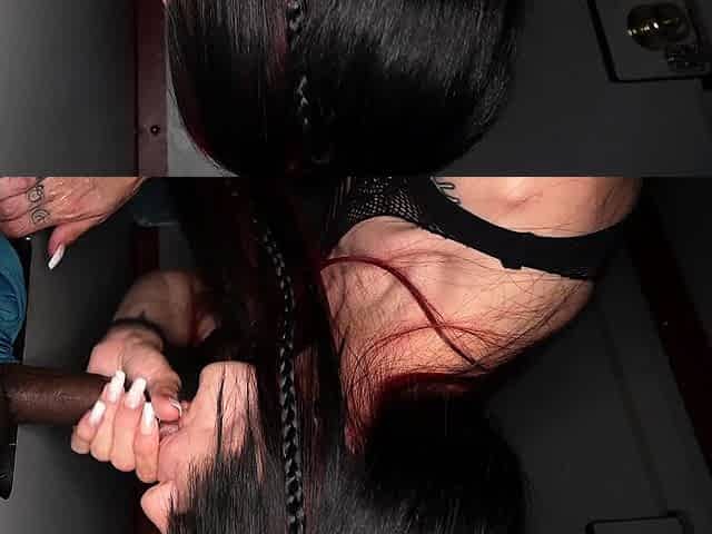 BRUNETTE BIG COCK