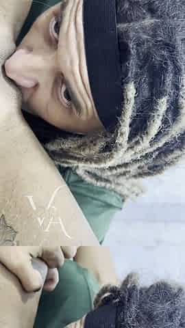 POV: Big Rasta Hot Blowjob