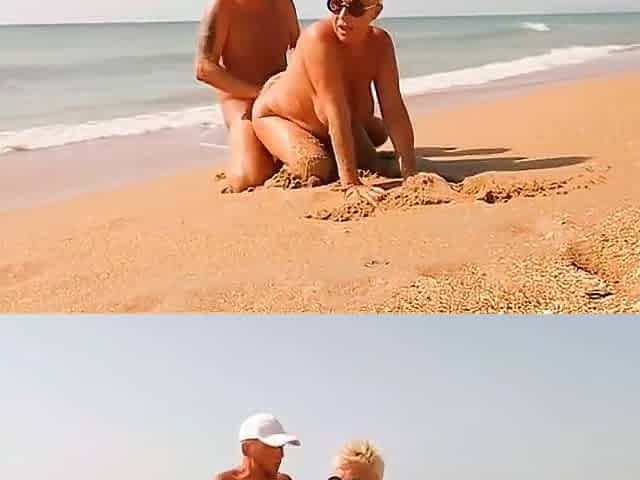 A Stranger Fucked Me On The Beach In Public With Crazyfamily 1970