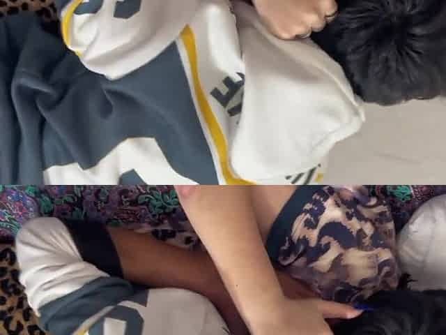Old Husband Prepares Arab Wife With Tongue For Young Stud