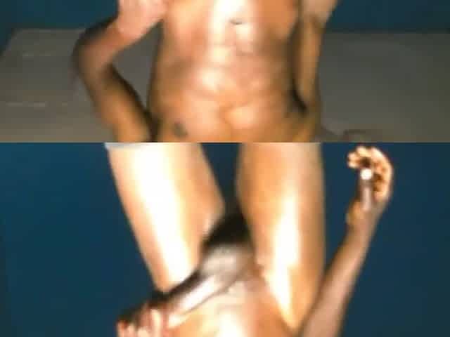 HUGE AFRO KNOB REACHING THE BOOTY ????????????