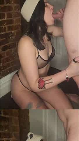 Euro Trash Chick gets drilled hard to keep warm