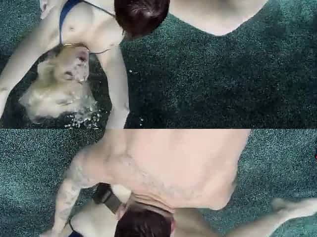 Beautiful Cristi Ann underwater sex