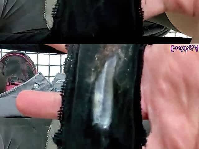 Pissing in Restrooms Throne-room wearing Hose