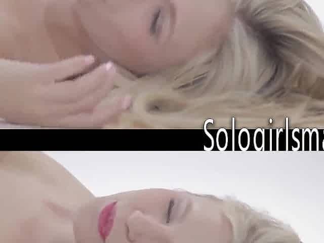 Blond Teen Scarlet Red Dance and Masturbate