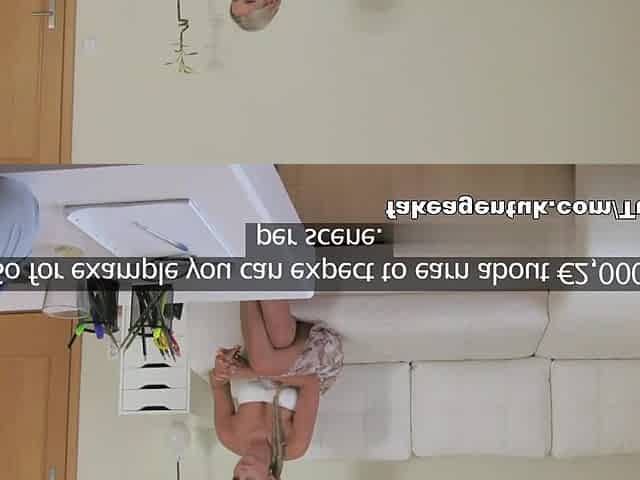 Stunning Blonde Czech Chick Falls For Fake Sex Casting