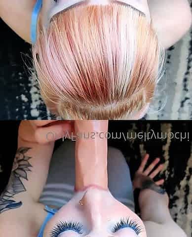 Amateur Blonde Blowjob CIM