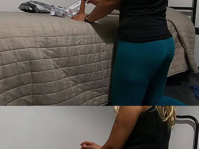 Cleaning Lady Finds a Package Under the Bed. Surprise!!