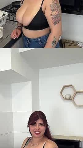 POV Blowjob Fucking with My Stepsister Just Before I Go to Work