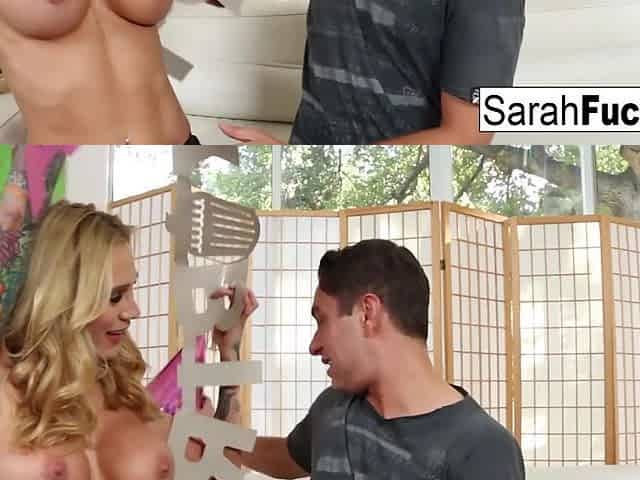 Sarah Jessie : Sarah Jessie gives Brad a very special Birthday surprise