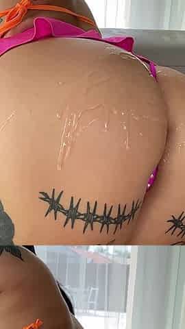 Busty Tattoo Babe Sucks and Fucks My Big Dick