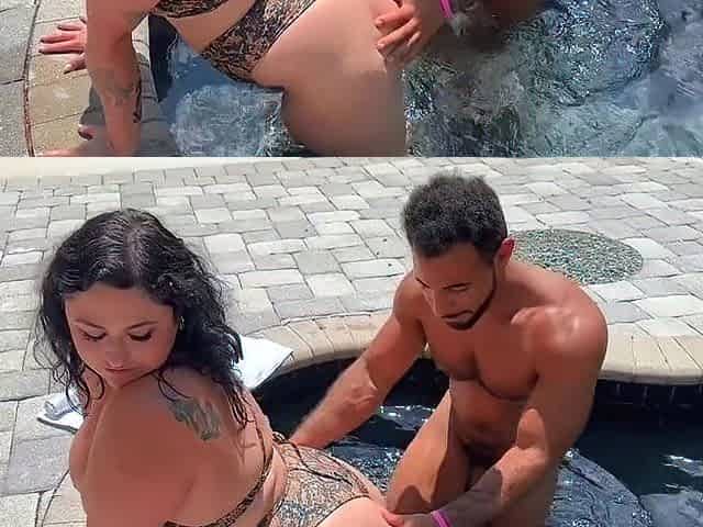 Big assed busty tit fuck and blowjob