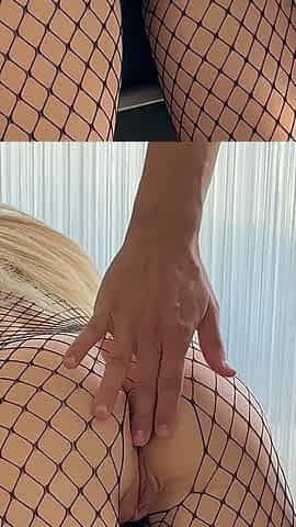 First Time Anal Plug and Fucked Hard Doggy Style