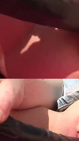 I hunt my cunt - shy russian teen Ivanna makes herself cum in nature