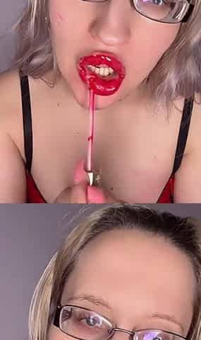 My Bimbo Big Red Lips and Lipstick Power