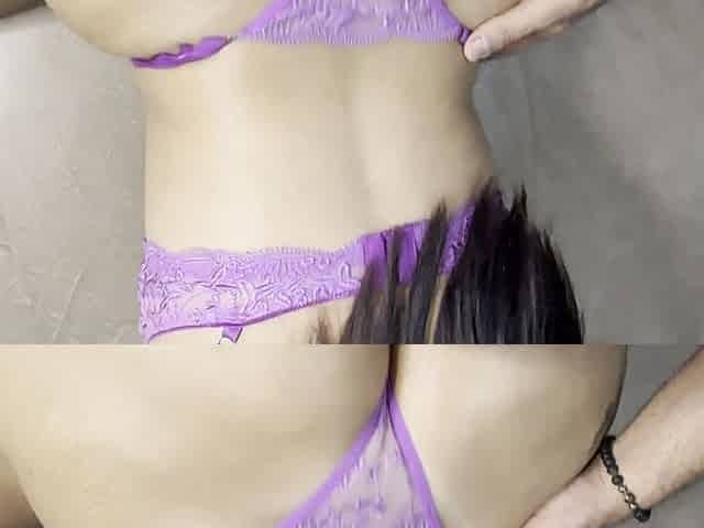 The Guy with the Big Dick Asked Me to Just Wear Panties and a Bra so He Could Fuck Me Completely