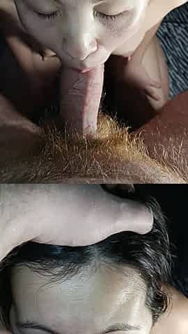 Fucked in Mouth and Sucked Dick Before Sleep