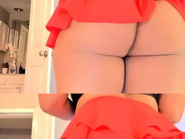 Turned on mature lady masturbating with panties and toys