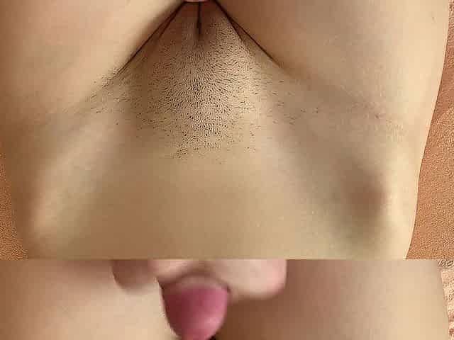 cum on smooth twat
