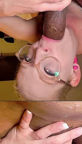 Barely Legal Teen Takes Her First BBC Facial