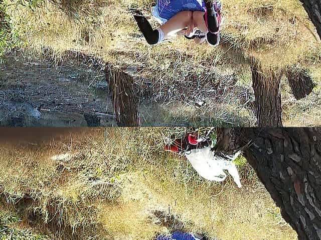 Outdoor masturbation by Kitty