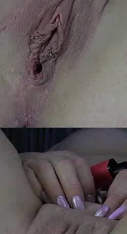 Labia Spreading Close up 2