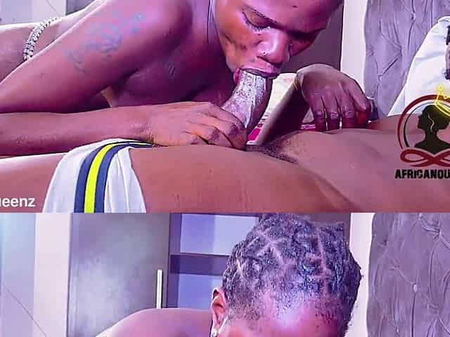 Shameless black tart exciting porn clip