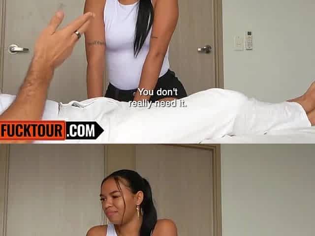 Natural Bazookas Caramel Skin Latin chick Banged Unfathomable POV By Hung Tinder Date