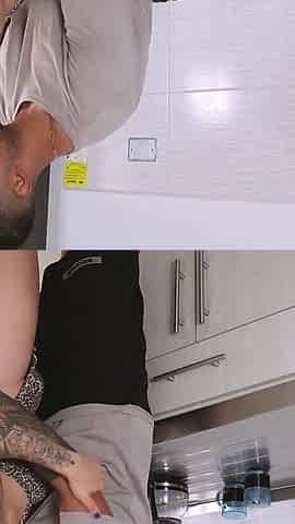 Hot Wife Greets Her Husband with a Great Blowjob
