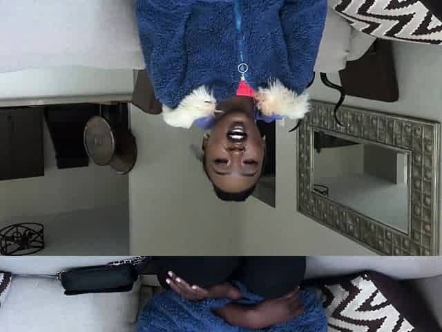 Bubble Butt Black Teen Pussy Stretched