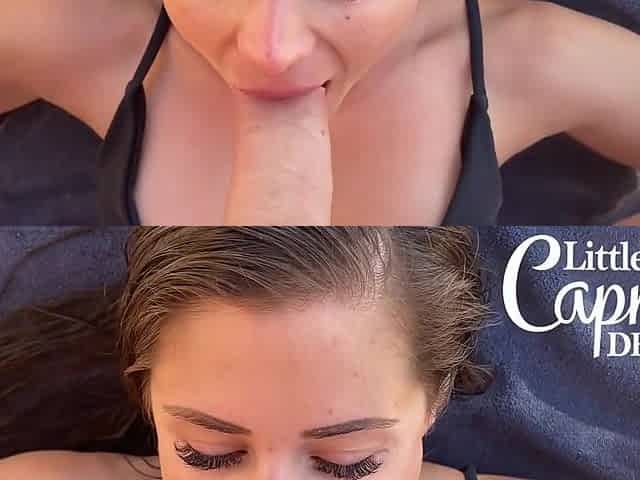 He Creampie Me At The Hotel Pool With Little Caprice