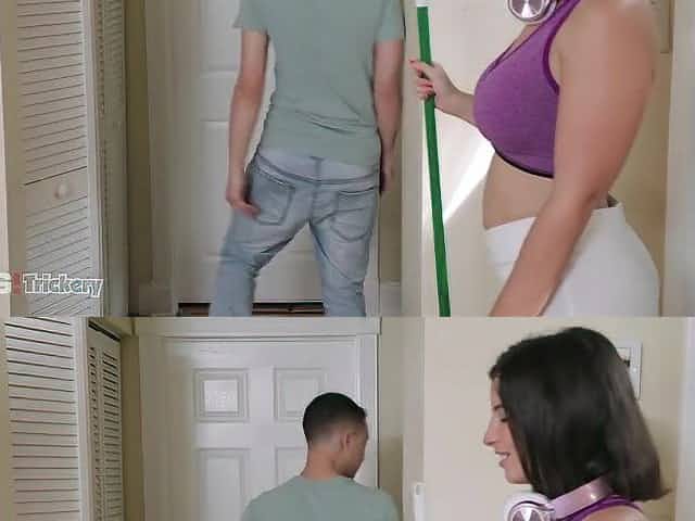Trickery - Large Bazookas Maid Gets Tricked Into Banging Her Client