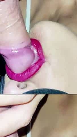 Milk with Red Lipstick