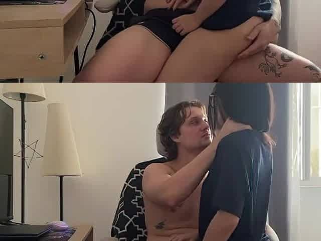 Amateur Pair Shares Fast Ardent Daybed Session
