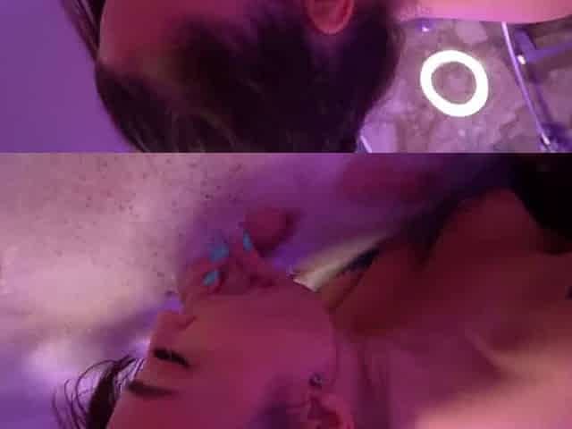 super super-steamy and hardcore, three-way with Mary and Nigonika in the bathroom. Pretty Mary likes to blow and this 4K porn vi