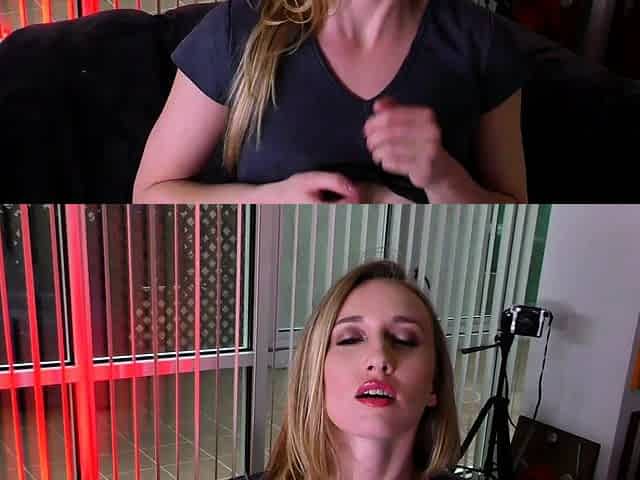 Amateur Blonde Gives A Handjob POV