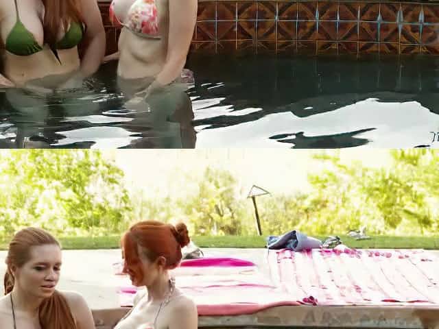 Two redheads get it on - MILF and teen Lesbians