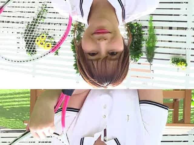 * LOVEPOP -- ASIAN GIRL PRATICE TENNIS (#MNKUIO)