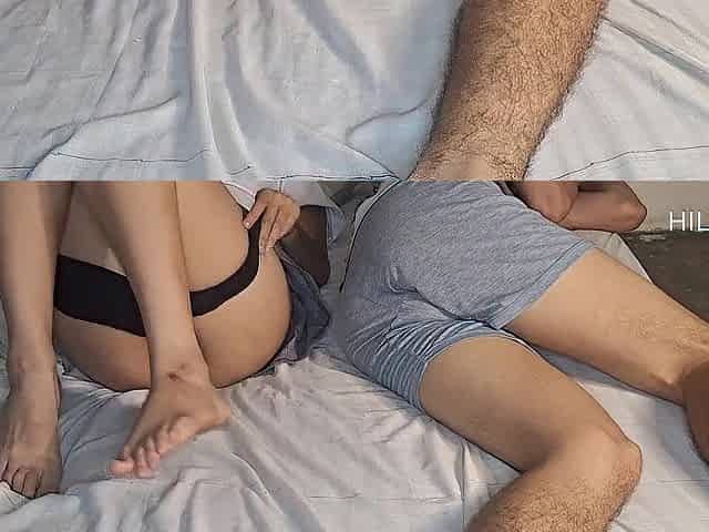I fuck my roommate and finally he puts it up my ass