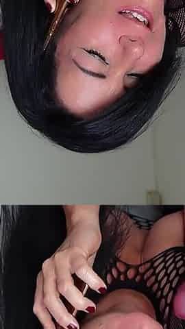 Leather MILF Fucked and Cummed!