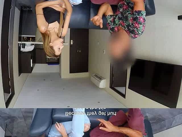 This LATINA TEEN sucked my cock sloppy