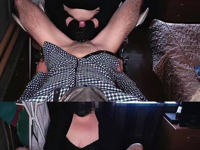 Curvy mother I'd like to fuck jerks me off on the gyno chair