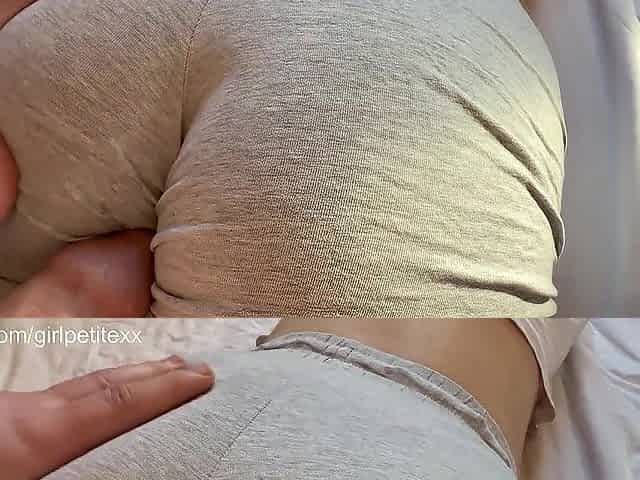 Nasty Stepbrother can't Resist My Large Butt in Short Shorts