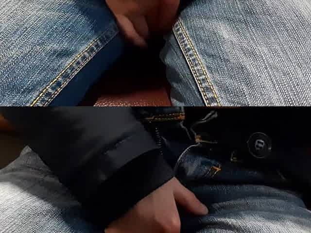 I Masturbate Riskily on a Public Train Until I Cum
