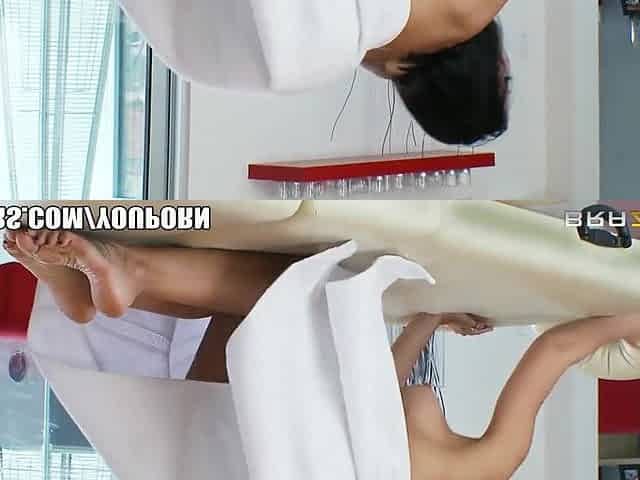 Stressed out mother I'd like to fuck with a HAWT body gets a glad ending massage