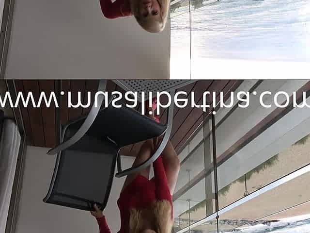 Morning Masturbation on Balcony
