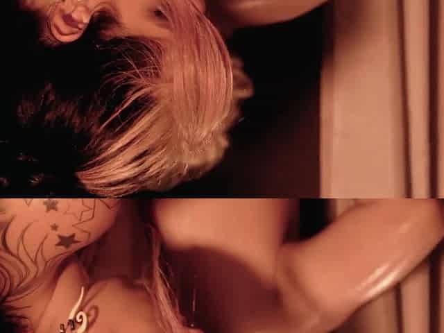 Sexy Bare Lesbian babes Petting FREE porn clip