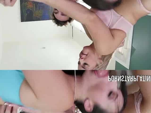 Threesome with pornstars Lexi Luna and Natasha Nice
