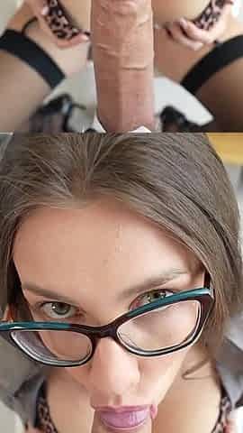 Sex with Horny Secretary in the Office! Cock Riding, Blowjob